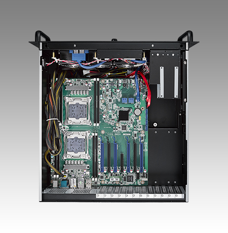 4U 12-slot Server Chassis with with 4 SAS/SATA HDD Trays and 700W SPS